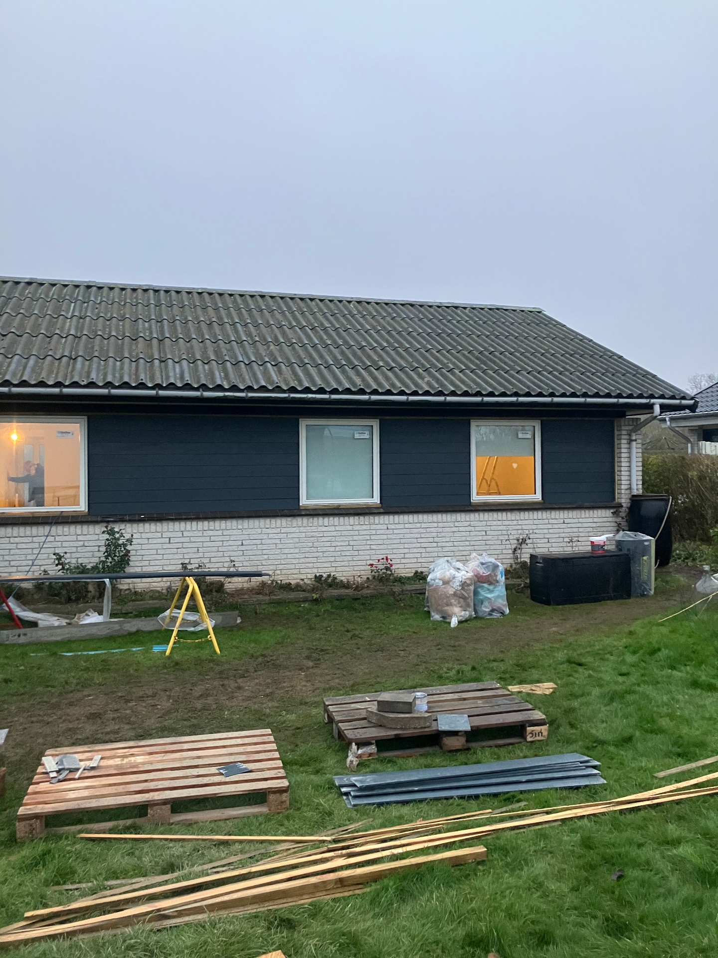 Facadebeklædning – efter