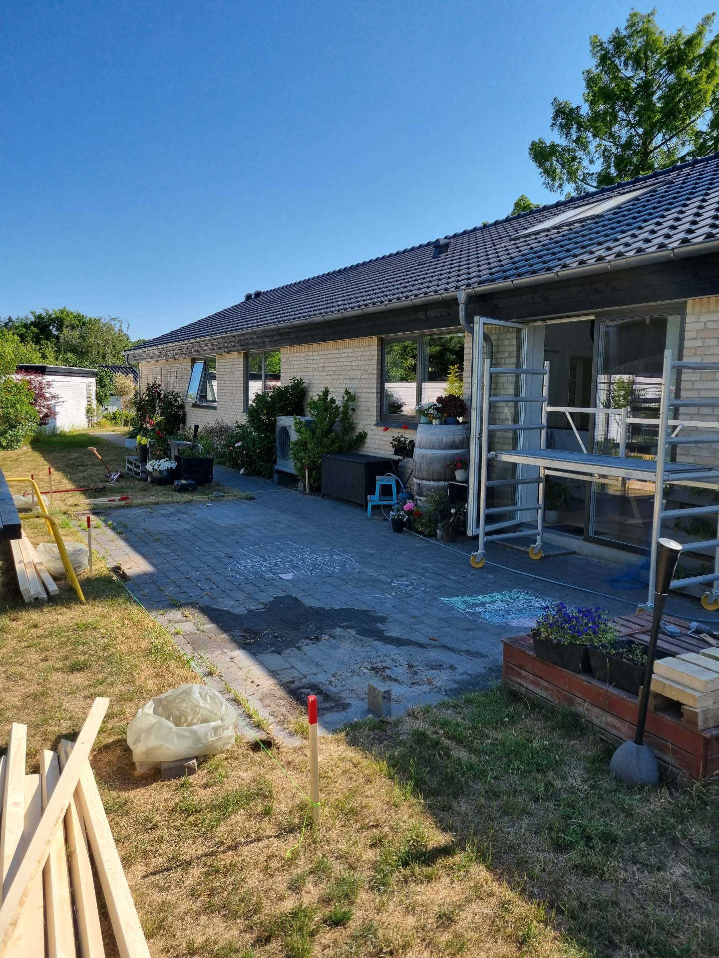 Pergola – før
